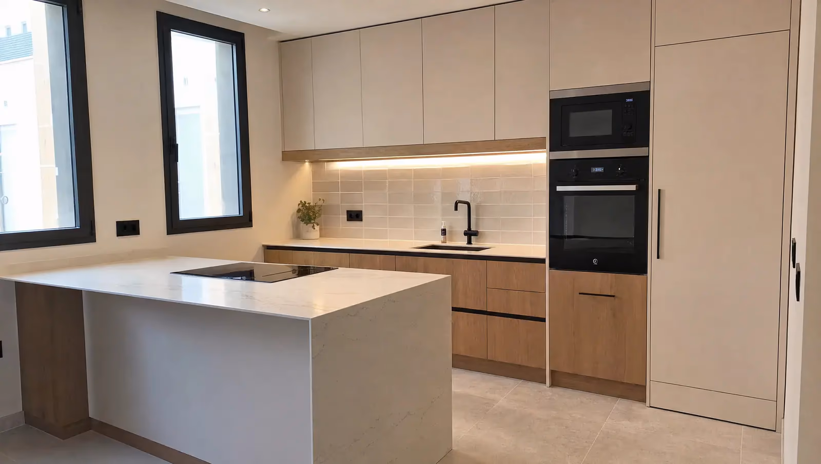 Cocina reformada por Ecoinnova en Gran Canaria